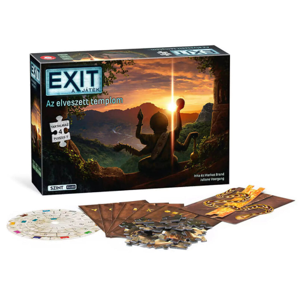 Exit Az elveszett templom + puzzle, joc de societate în limba maghiară