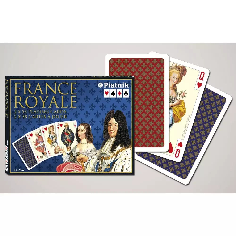 Set de cărți de joc franceze 2x55 - France Royale