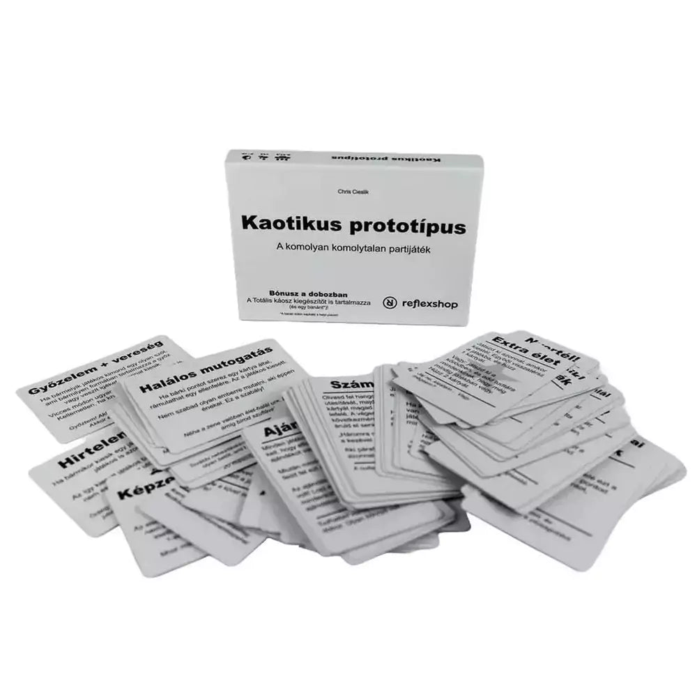 Kaotikus prototípus, joc de societate în limba maghiară - 1 | YEO
