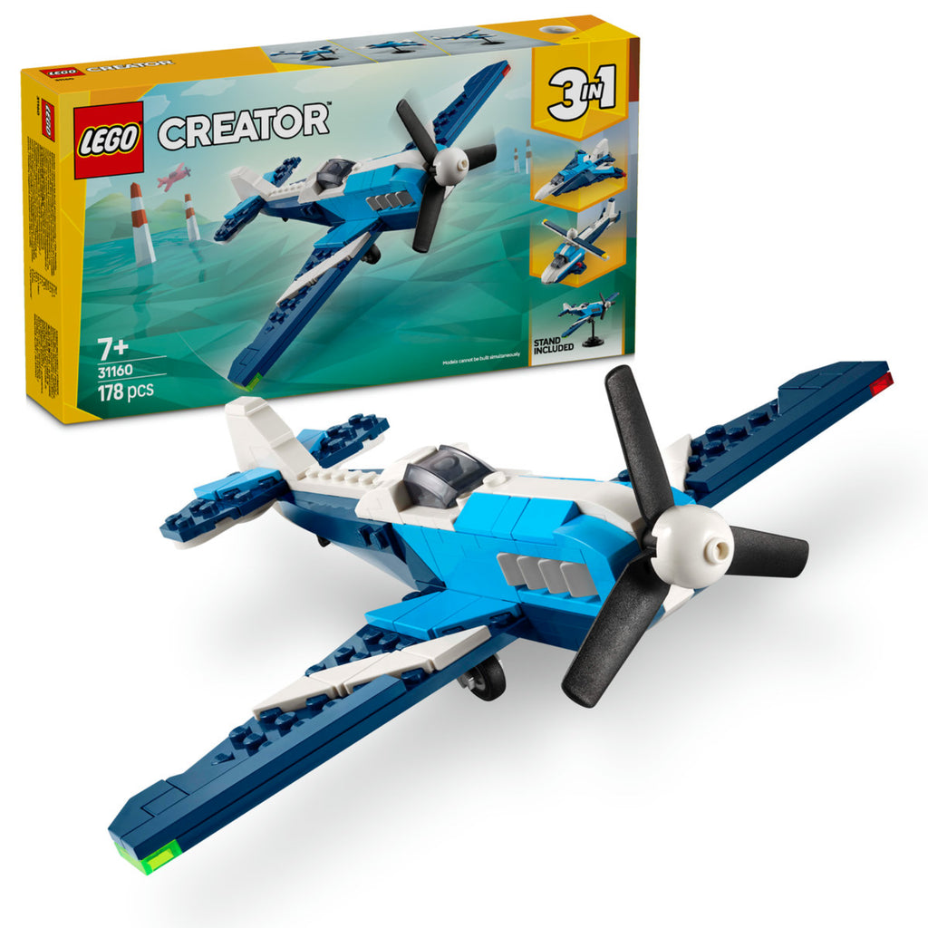 LEGO Creator -  Avion de curse 31160, 178 piese - 1 | YEO