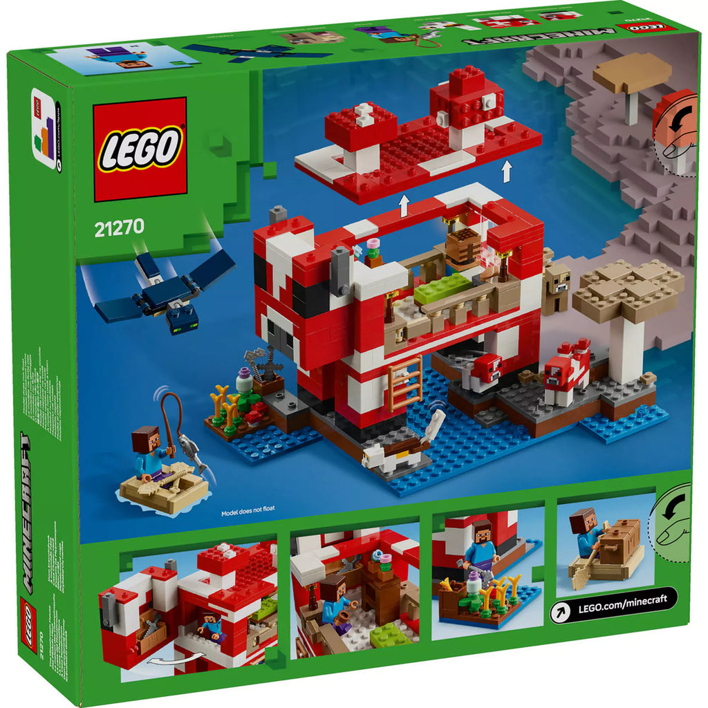 LEGO Minecraft -  Casa Mooshroom 21270, 500 piese - 2 | YEO