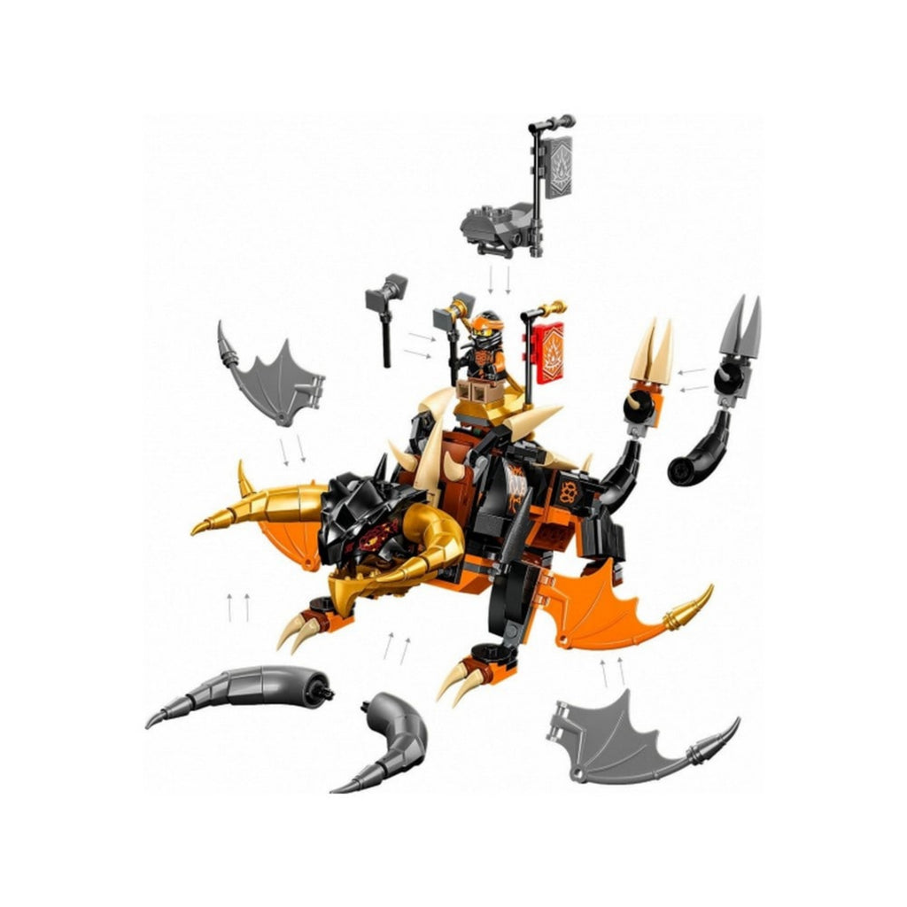 LEGO NINJAGO: Dragonul de pamant EVO al lui Cole 71782, 285 piese - 2 | YEO