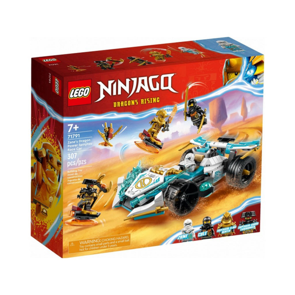 LEGO NINJAGO: Masina de curse Spinjitzu a lui Zane 71791, 307 piese