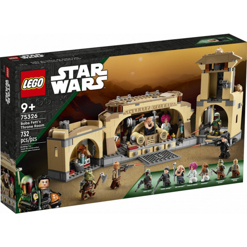 LEGO Star Wars: Camera tronului lui Boba Fett 75326, 732 piese
