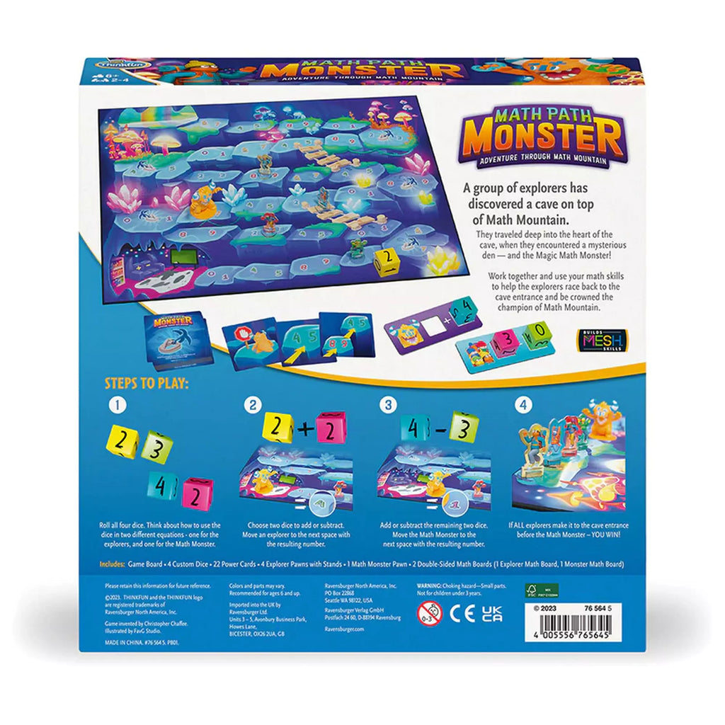 Math Path Monster, joc de societate multilingvistic - 1 | YEO