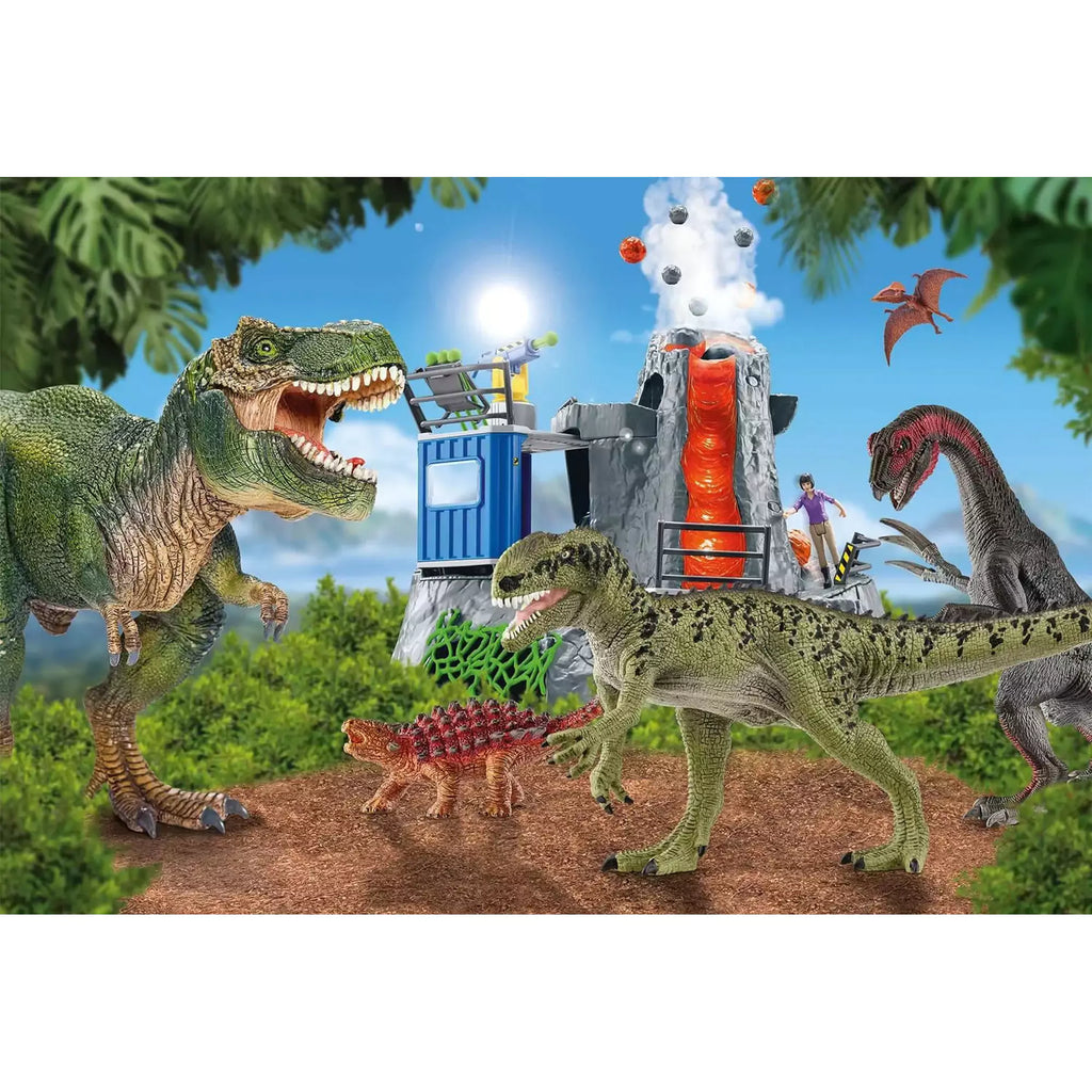 Puzzle Schmidt Dinosaurs from Prehistoric Times Saichania, 100 piese - 1 | YEO