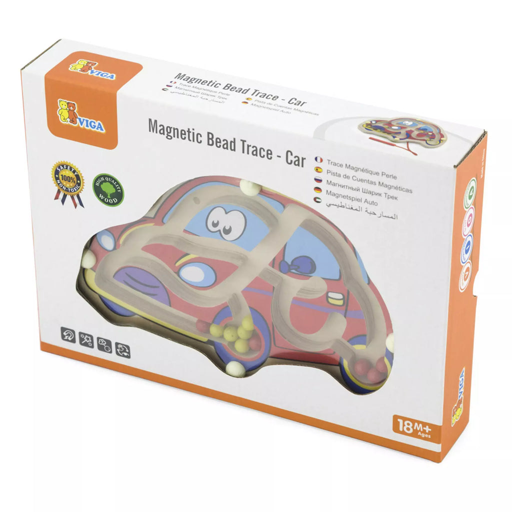 Labirint auto magnetic din lemn, Viga