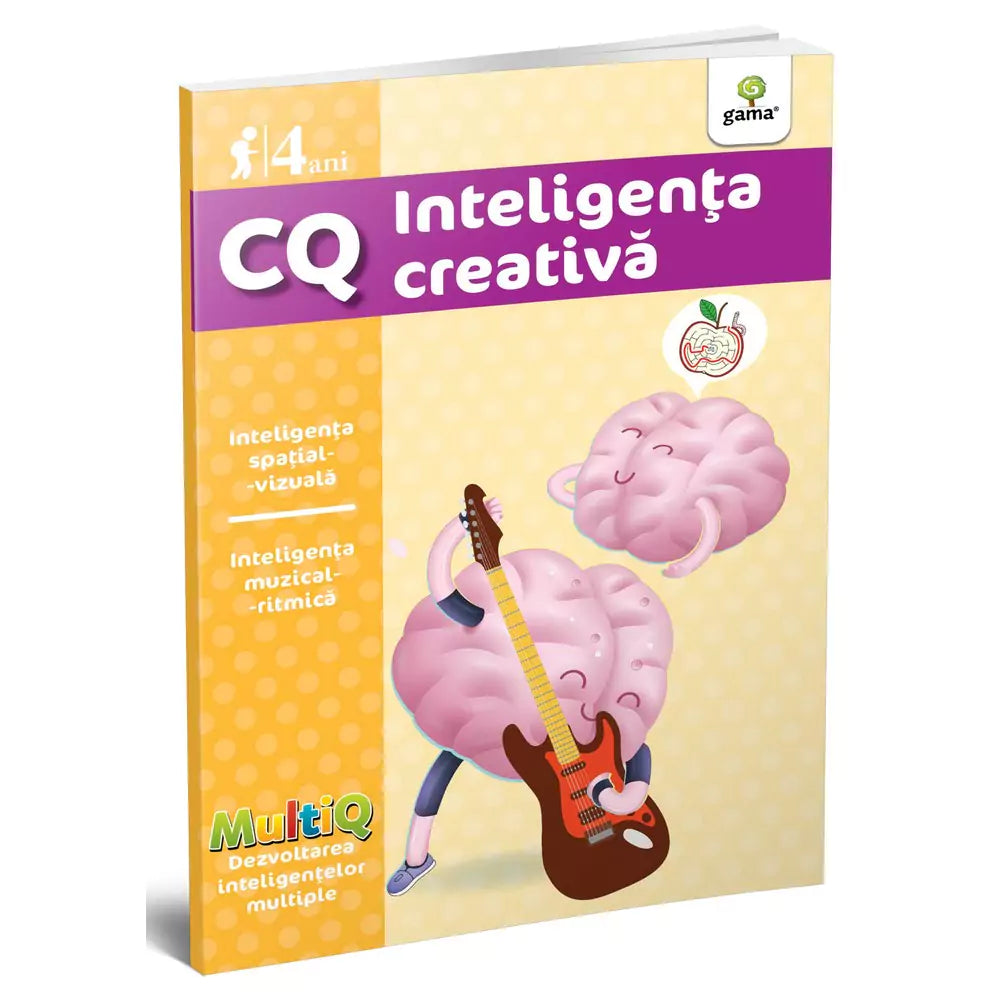 CQ 4 ani- carte cu exerciții pentru dezvoltarea inteligenței creative