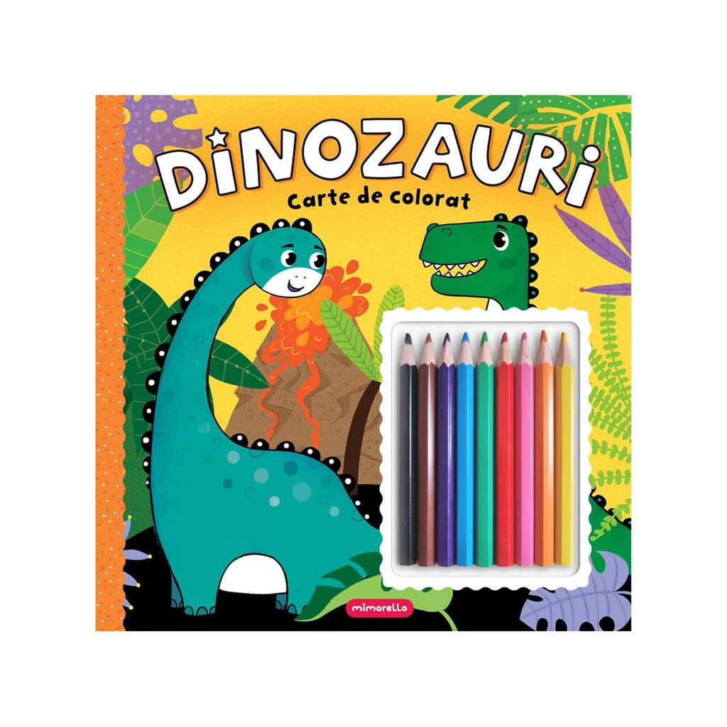 Dinozauri, Carte de colorat în limba română