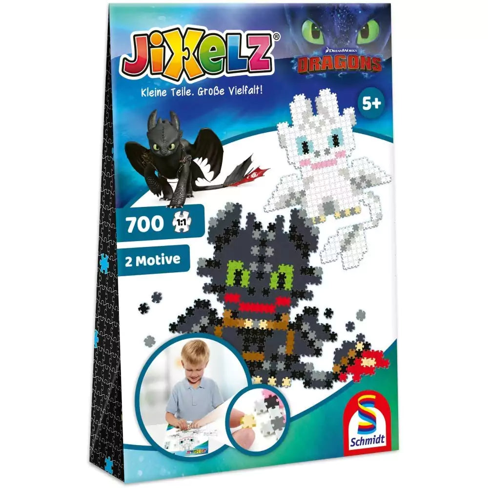 Puzzle Jixelz - Dragoni, 700 de piese