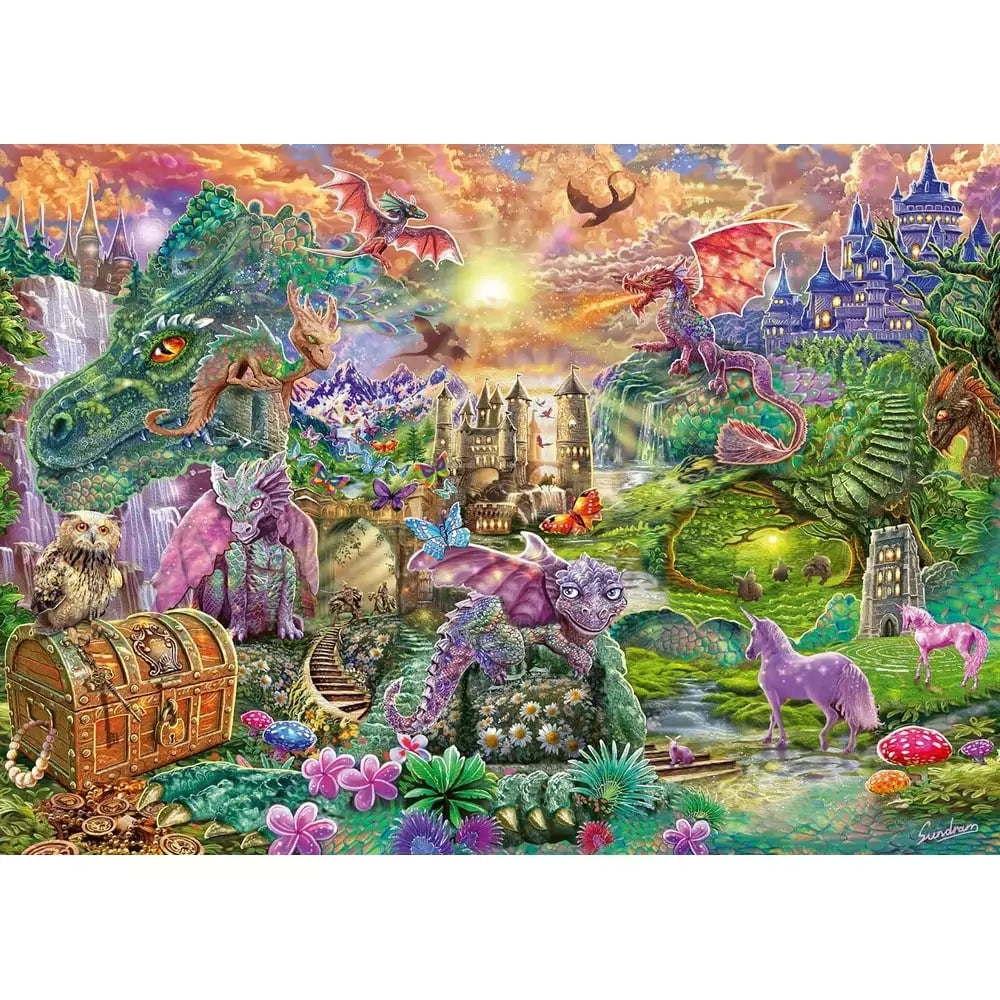 Puzzle Schmidt - Enchanted Dragon Land, 1000 de piese - 1 | YEO