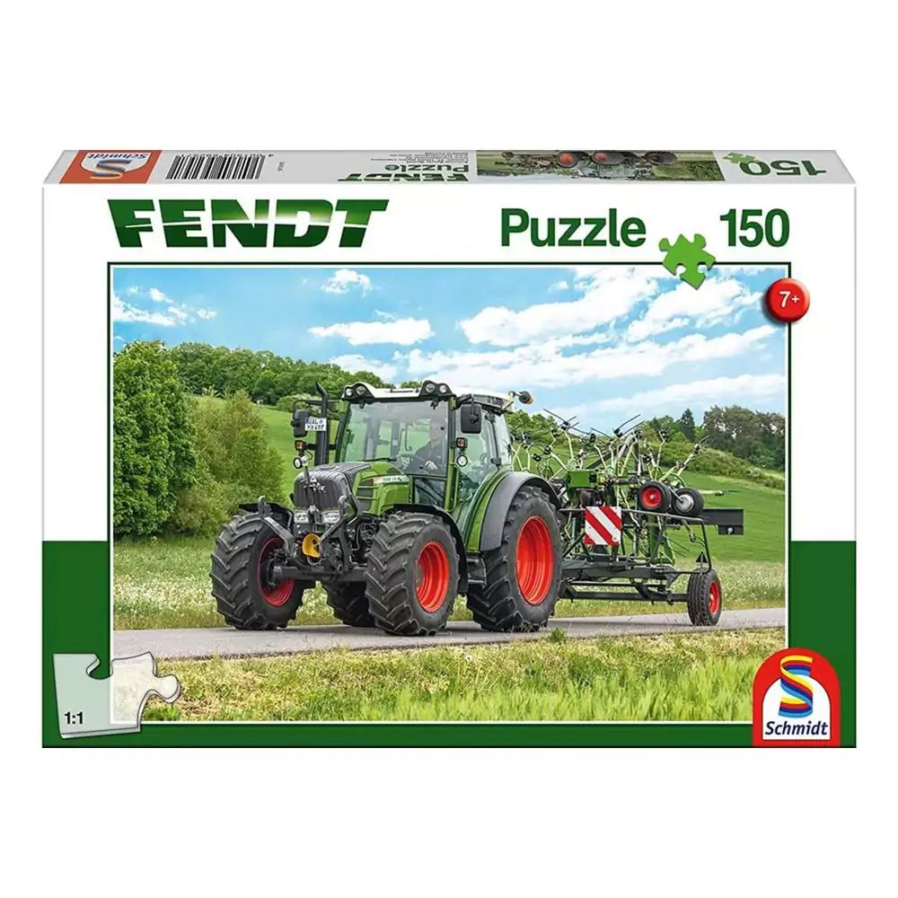 Puzzle Schmidt - Fendt 211 Vario cu Fendt Wender Twister, 150 de piese