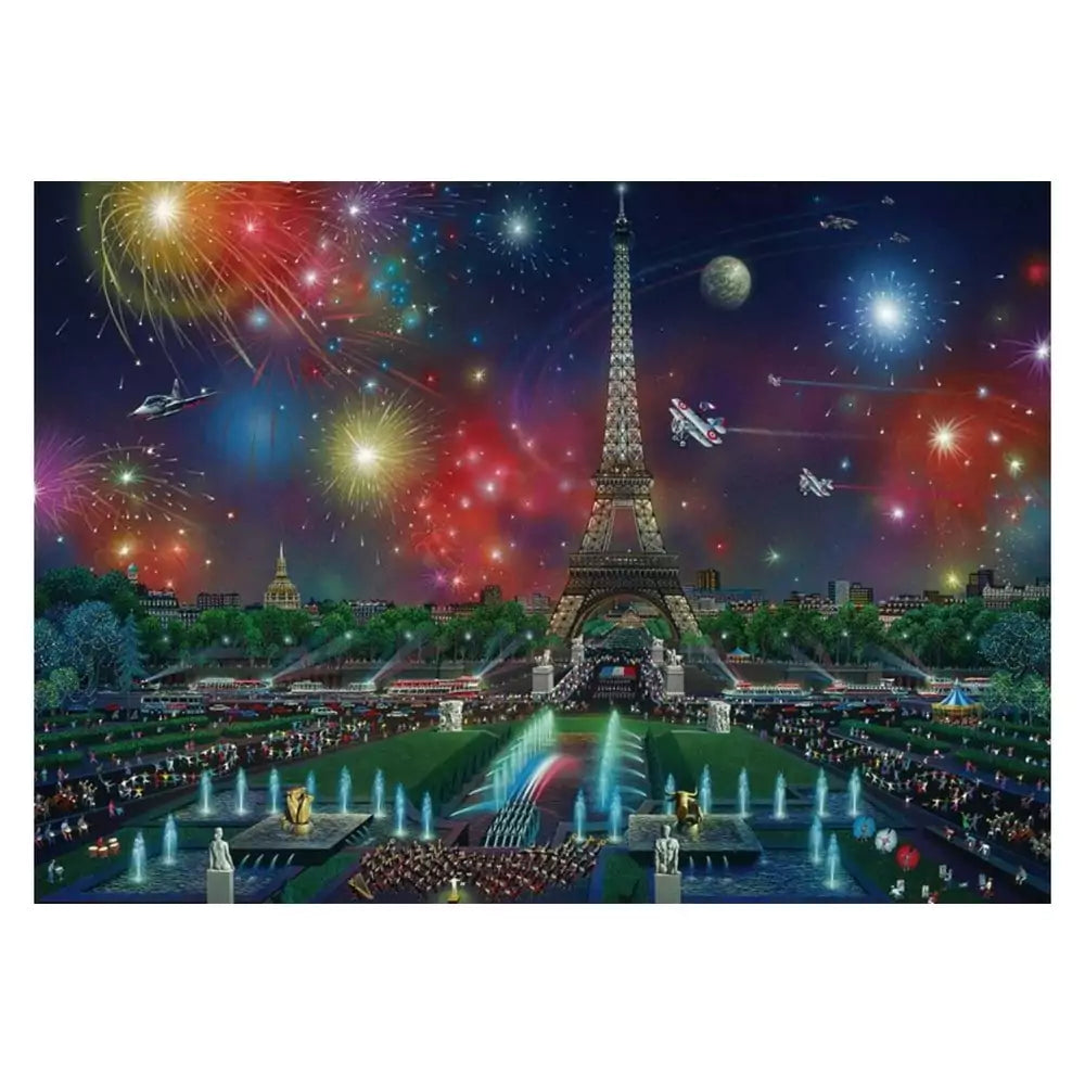Puzzle Schmidt - Artificii la Turnul Eiffel, 1000 de piese - 1 | YEO