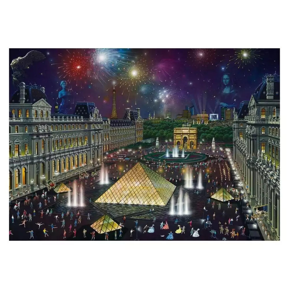 Puzzle Schmidt - Artificii la Louvre, 1000 de piese - 1 | YEO