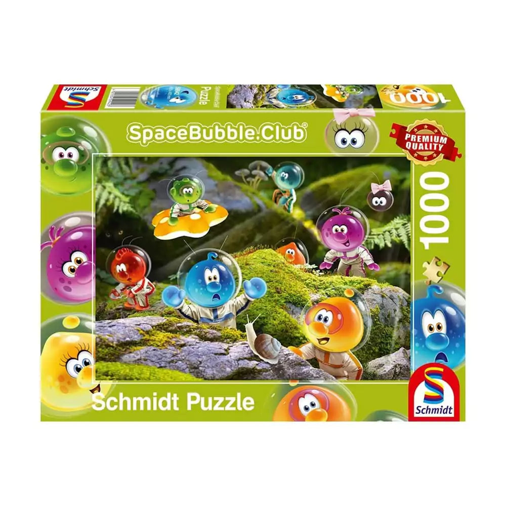 Puzzle Schmidt - Aterizare într-o pădure de mușchi, 1000 de piese