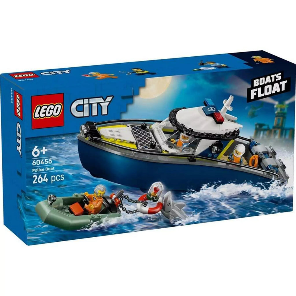 LEGO City: Urmărire cu barca de poliție 60456, 264 de piese