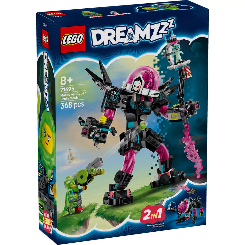 LEGO DREAMZzz: Mateo contra robotului Creier cibernetic 71495, 368 piese