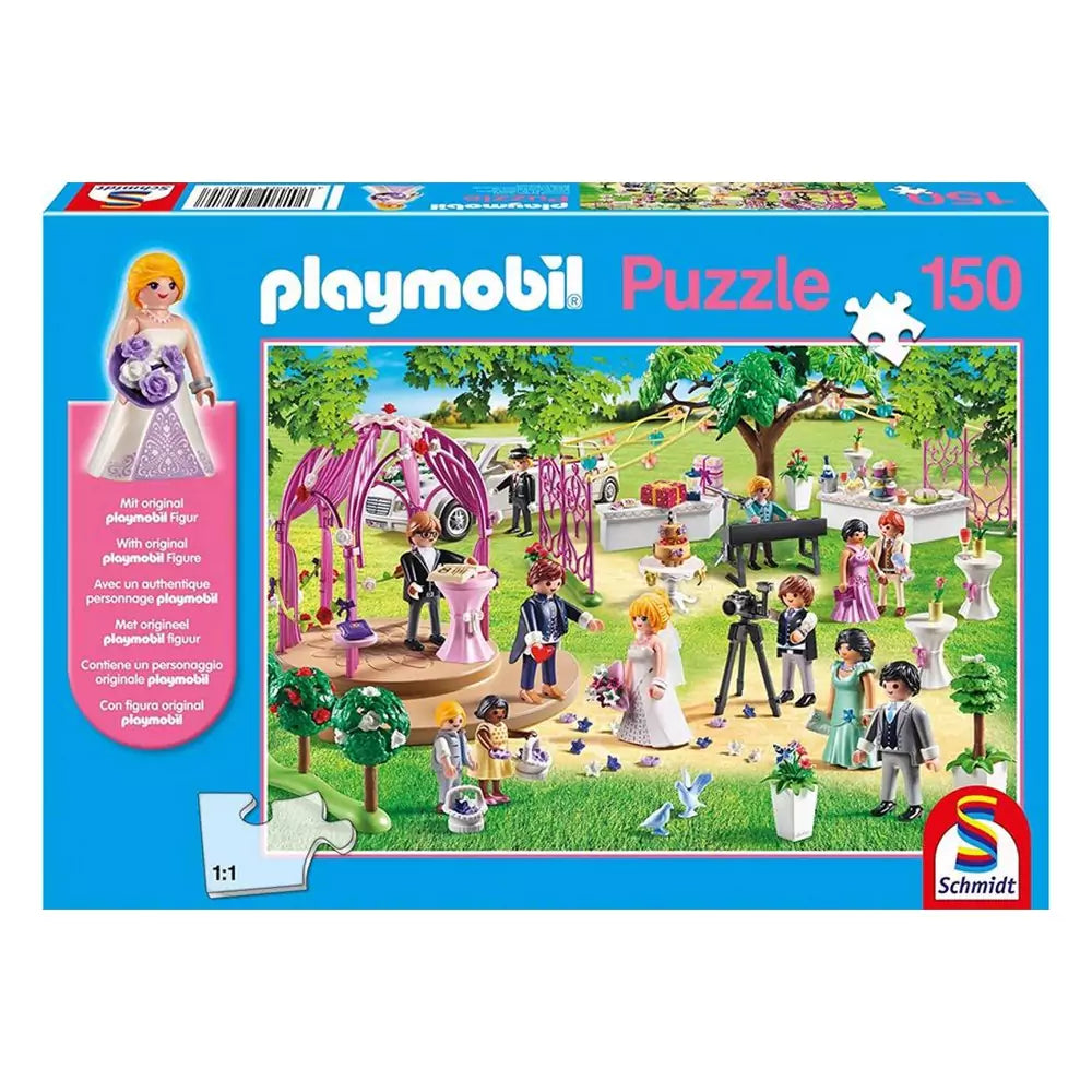 Puzzle Schmidt: Playmobil puzzle - Căsătorie, 150 piese