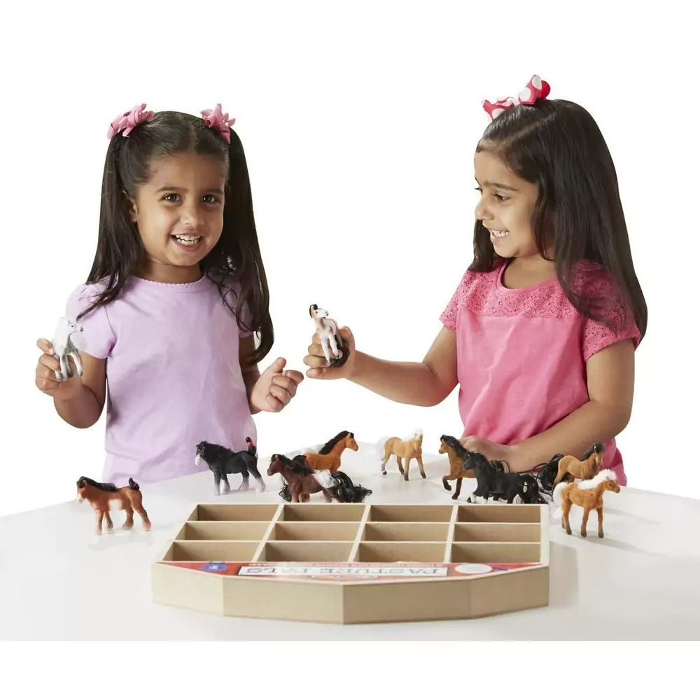 Melissa & Doug Set figurine cai, 12 bucăți - 2 | YEO