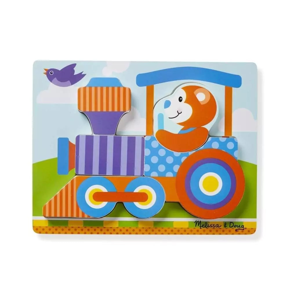 Melissa & Doug Puzzle gigant cu vehicule, joc educativ pentru bebeluși - 3 | YEO