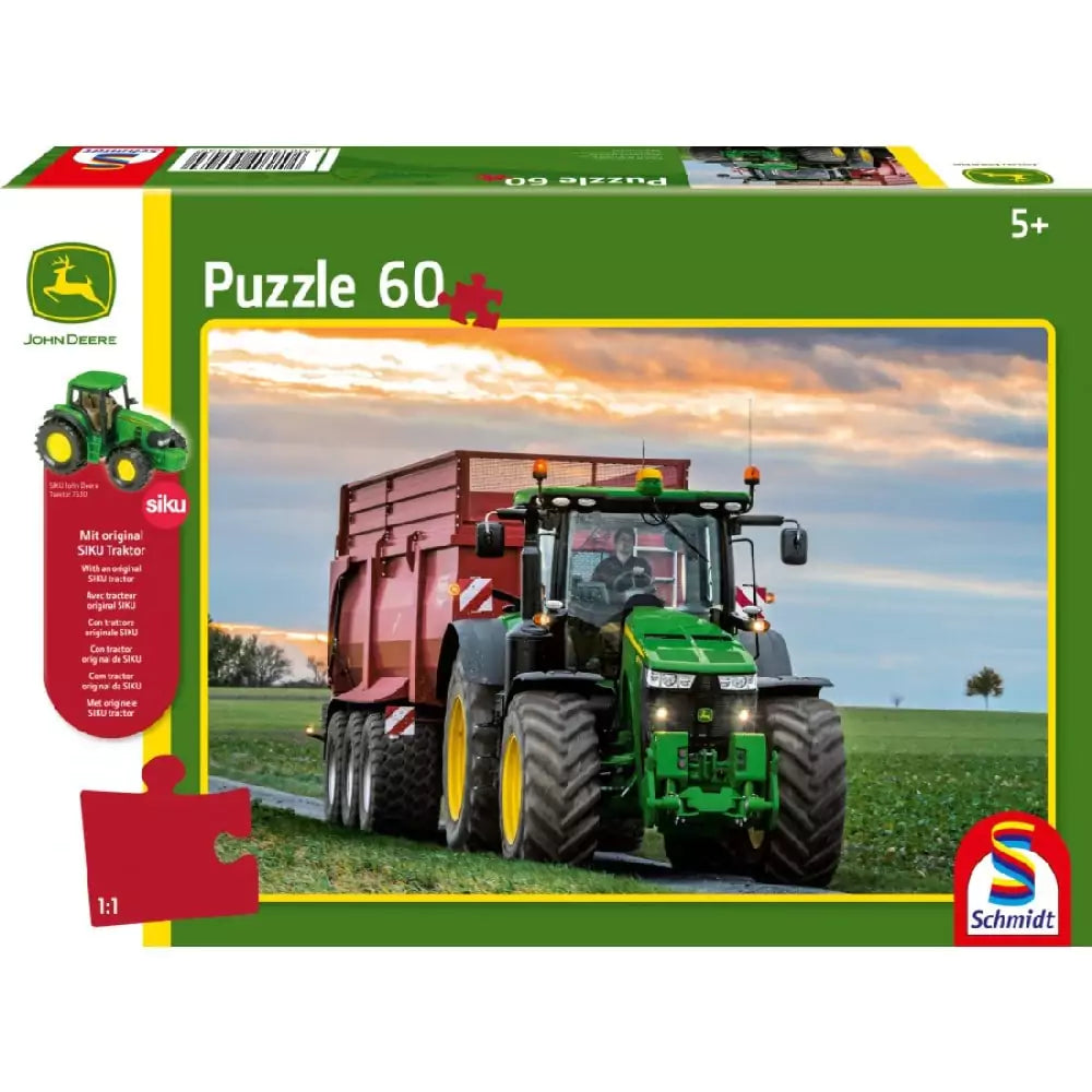 Puzzle Schmidt - John Deere 8370R, 60 de piese
