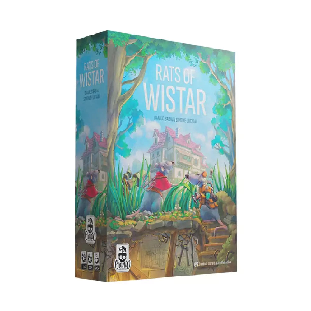 Rats of Wistar + 2 db promócsomag joc de societate în limba engleză