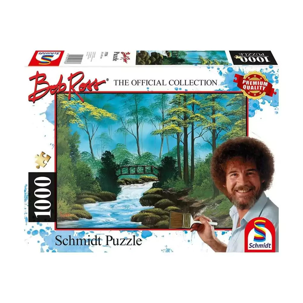 Puzzle Schmidt - Bob Ross: Pod îndepărtat, 1000 de piese