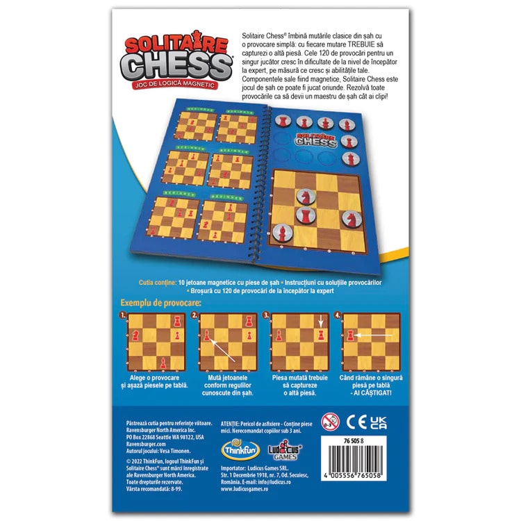 Solitaire Chess magnetic - 2 | YEO