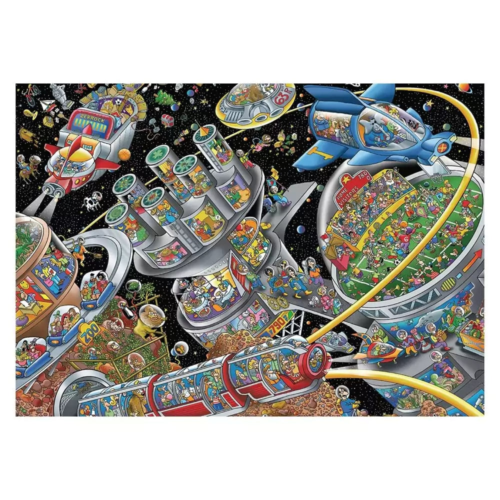 Puzzle Schmidt - Colonie spațială, 1000 de piese - 1 | YEO
