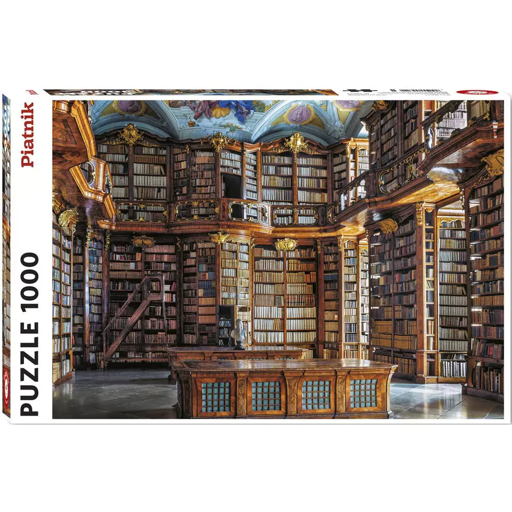 Mănăstirea Sf. Florian și biblioteca sa 1000 piese Piatnik Puzzle