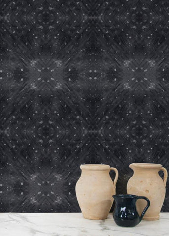 Black Celestial Diamonds Wallpaper - ABRA Collection