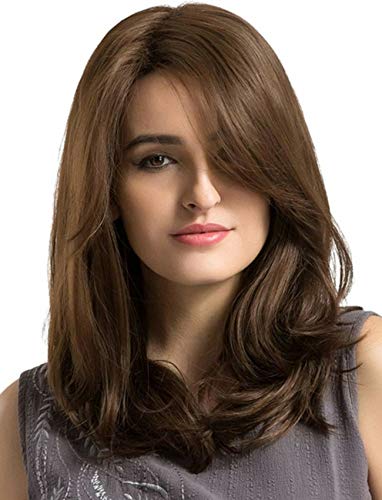 Alizz dark brown full wig Hair extension natural long hair wig stylish –  Watanz.com