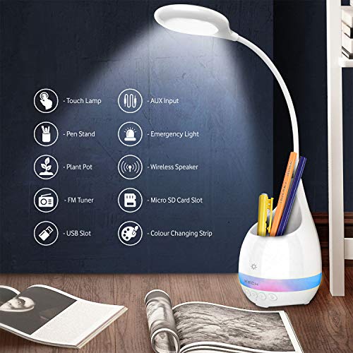 xech t1 desk lamp speaker