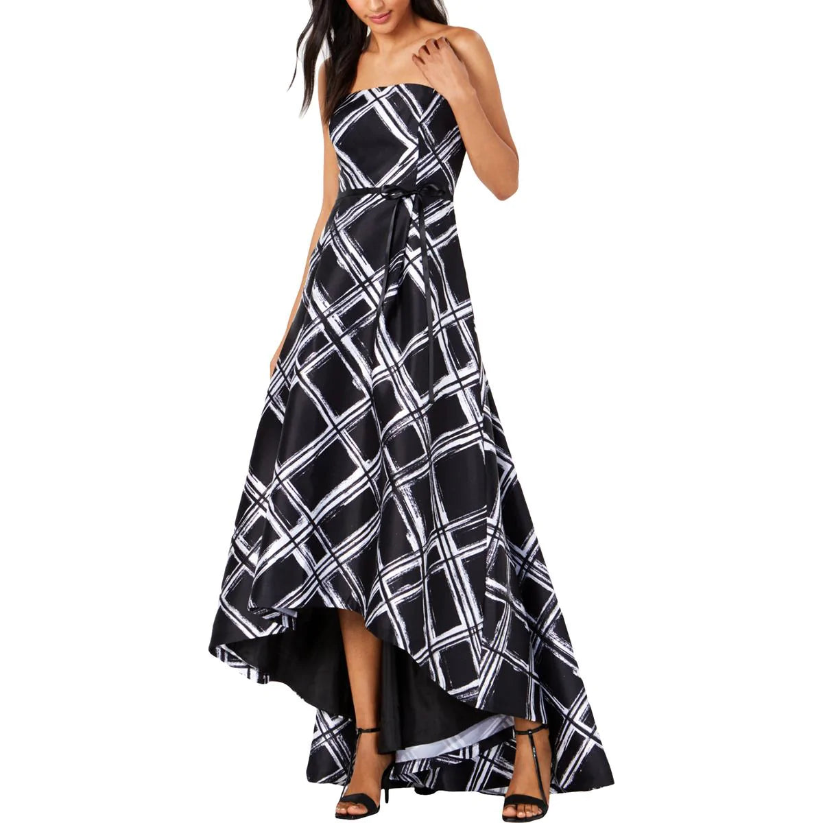 CALVIN KLEIN Women's Strapless Full-Length Formal Hi-Lo Dress – Price Lane  Clearance