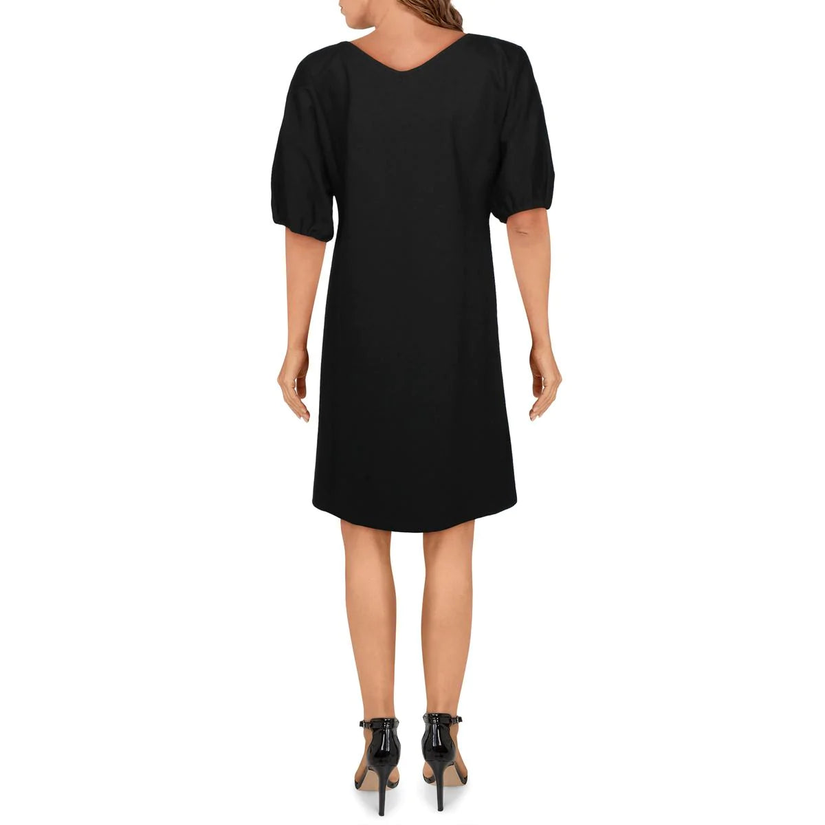 KATE SPADE Women's Black Lace Puff Sleeve Dress – Price Lane Clearance