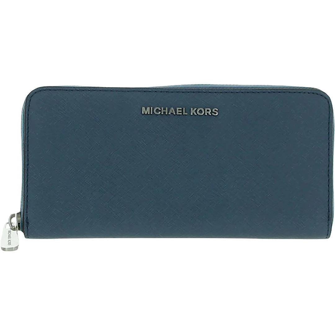 MICHAEL KORS Jet Set Travel Leather Zip Around Women's Wallet Purse in –  Price Lane Clearance