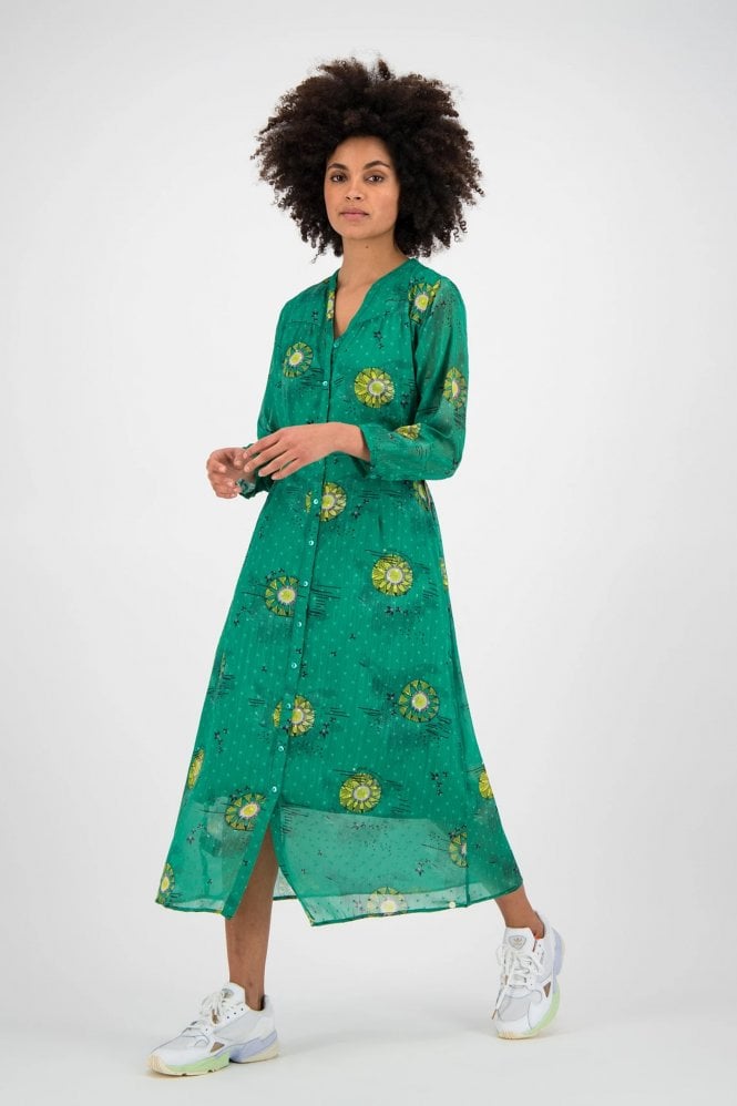 Green Kissed by the Sun Dress by Katja by Pom Amsterdam –