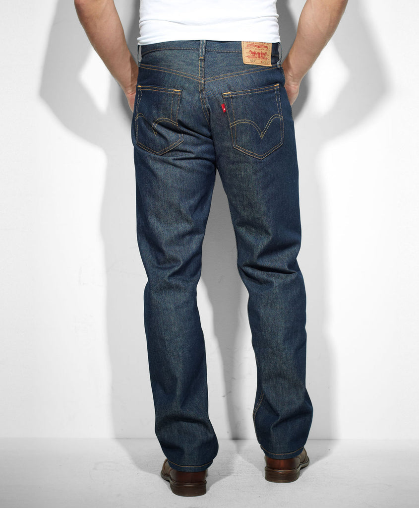 Levi's® Men's 501 Original Shrink-To-Fit™ Denim Jeans - Rigid Indigo –  Solano's Boot & Western Wear