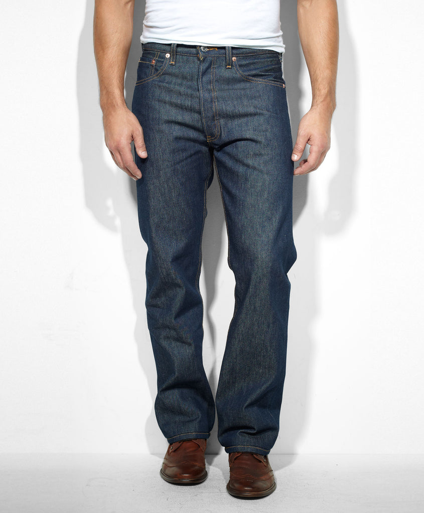 Levi's® Men's 501 Original Shrink-To-Fit™ Denim Jeans Rigid – Solano's Boot & Western Wear