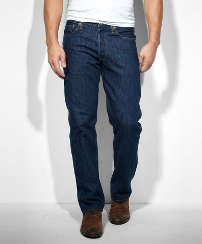 Levi's® Men's 501 Original Shrink-To-Fit™ Denim Jeans - Rigid Indigo ...