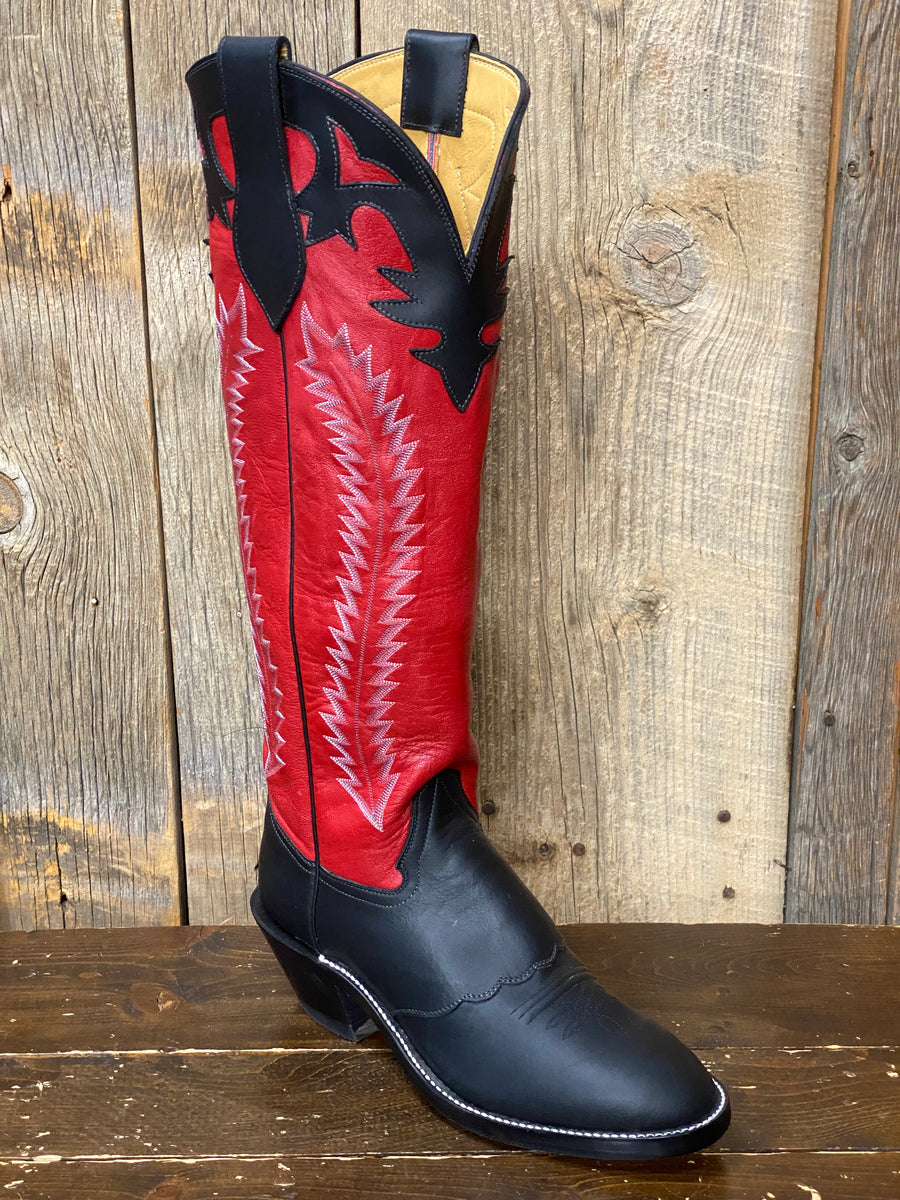 Honcho Solano® Buckaroo Red Glazed Tall Top Cowboy Boots – Solano's ...