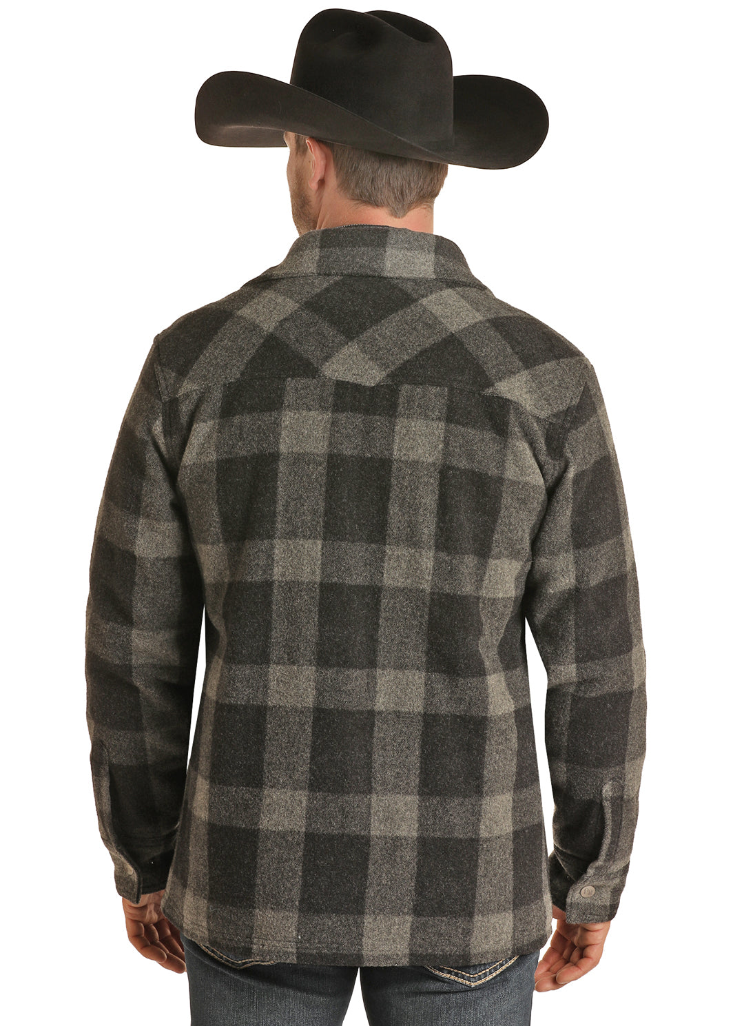 Panhandle Slim® Men's Rock & Roll Brown Plaid Snap Front Shirt