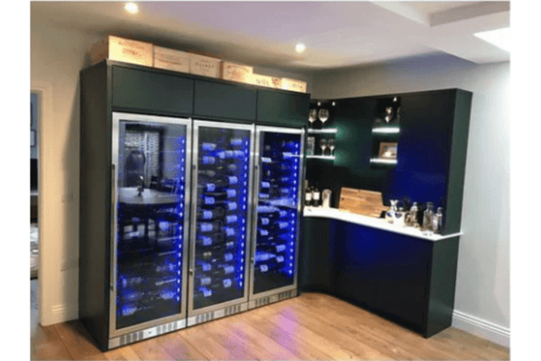 Champagne Fridge In Kitchen