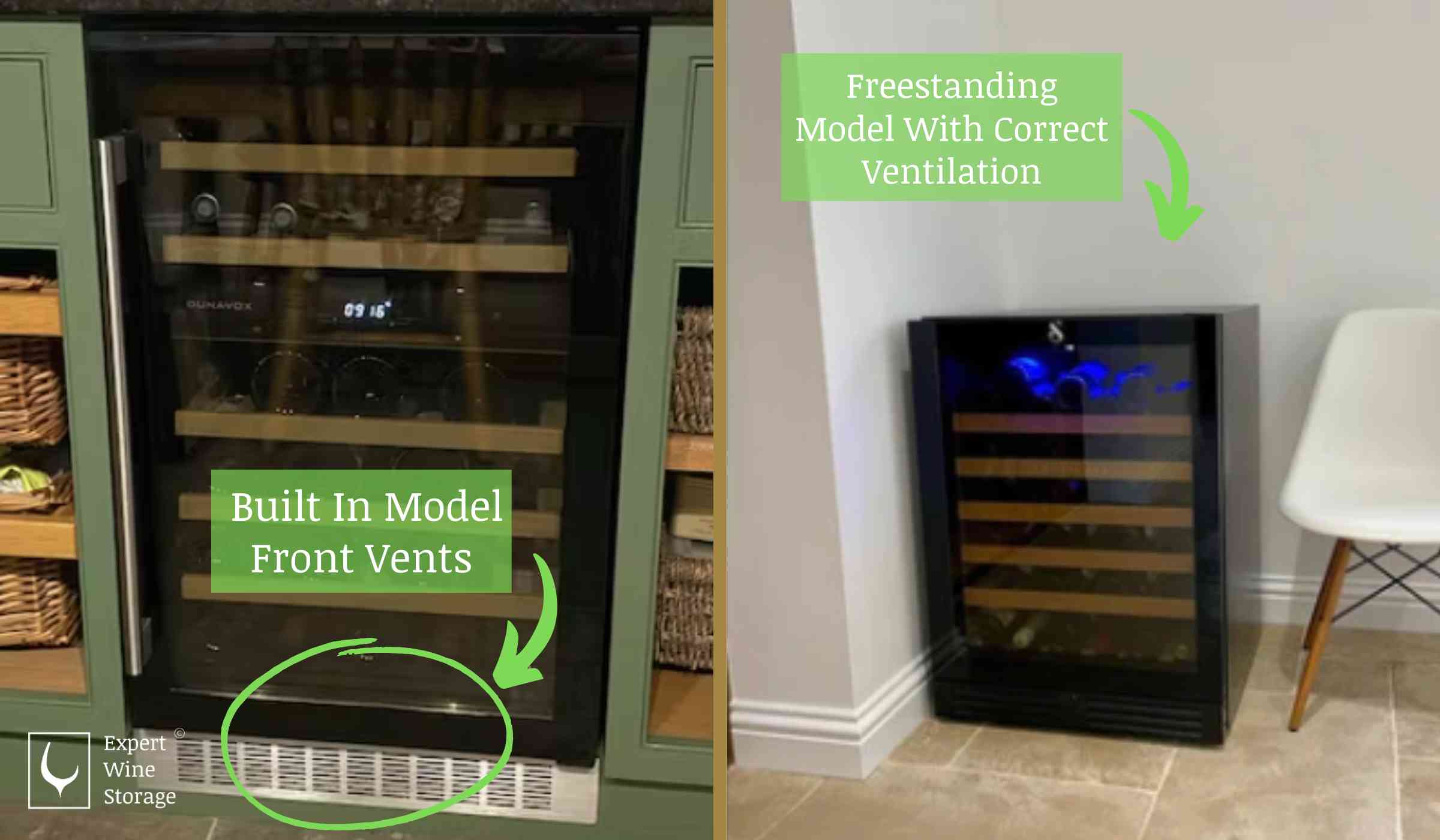 Built In Vs Freestanding Wine Fridges