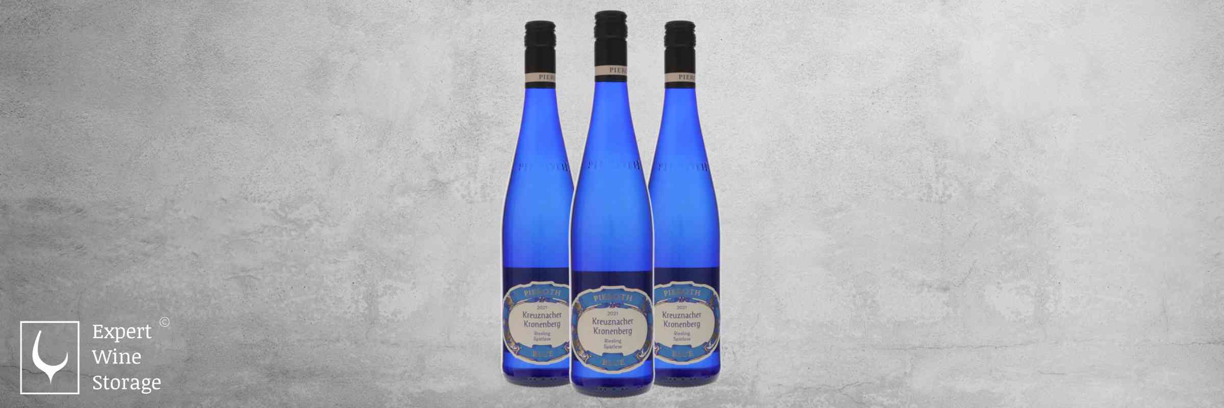 Pieroth Blue Wine Bottles