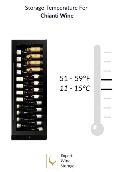 Chianti Wine Storage Temperatures