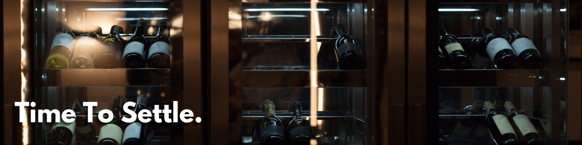 Wine fridge leaking - Time To Settle