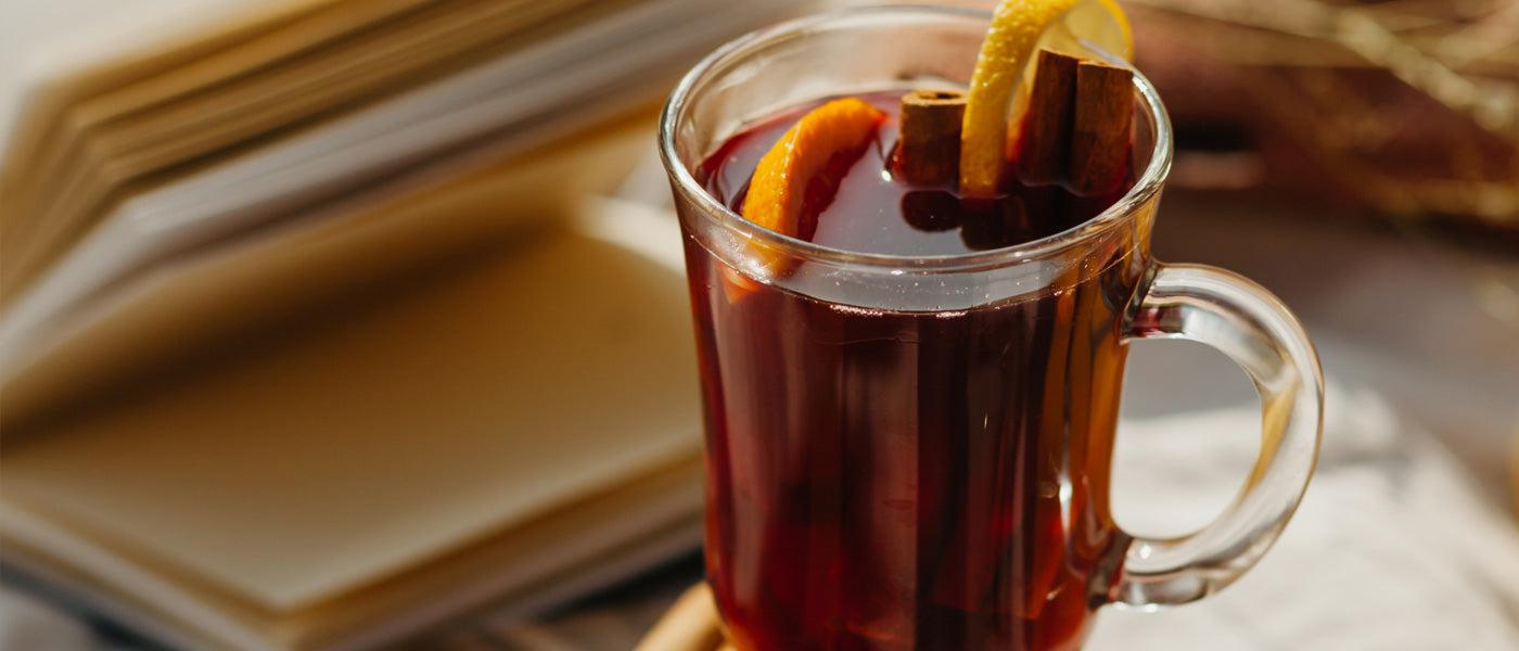 glass of mulled wine