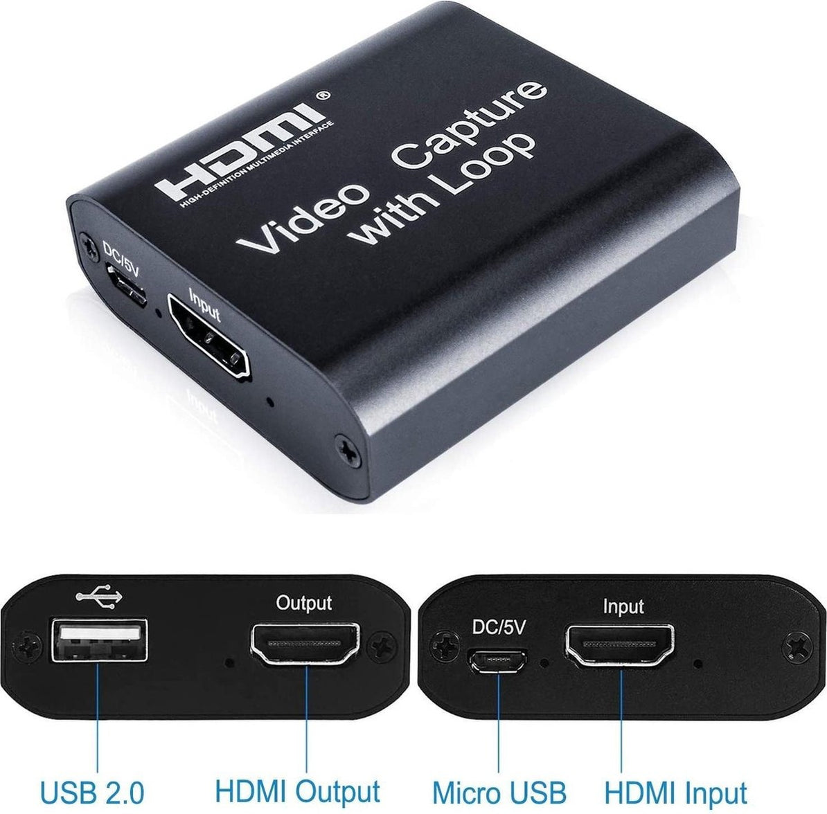 hdmi video capture with loop software