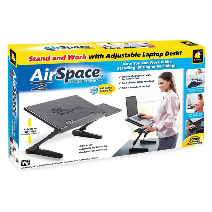 air space adjustable laptop stand